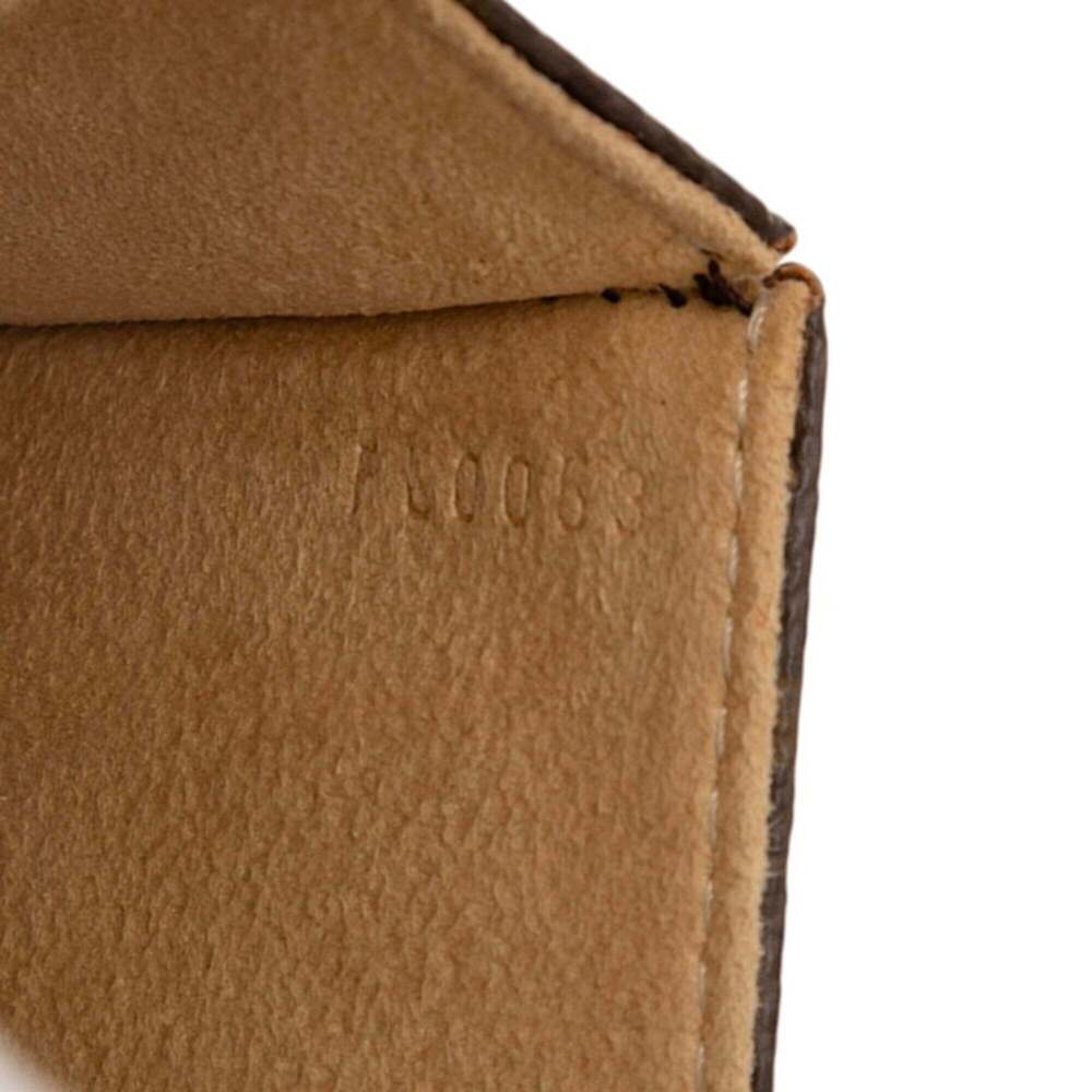 LOUIS VUITTON Brown Monogram Leather Pochette Hobo Bag - Picture 7 of 8